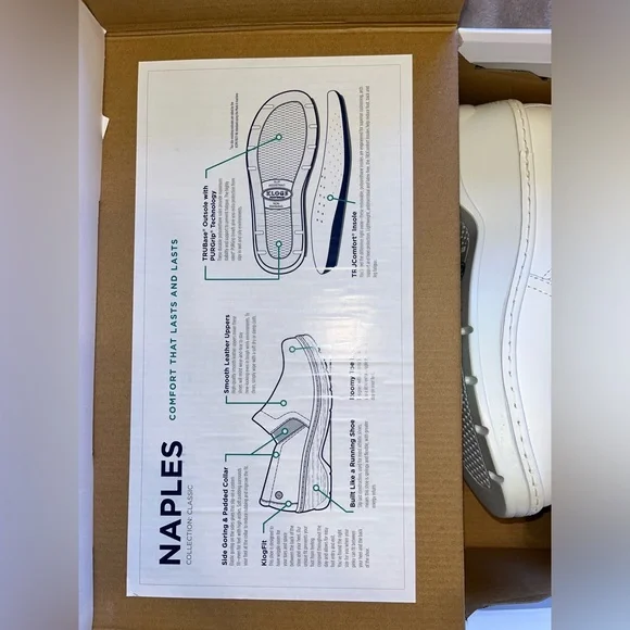 White KLOGS Footwear, M9 wide work shoes